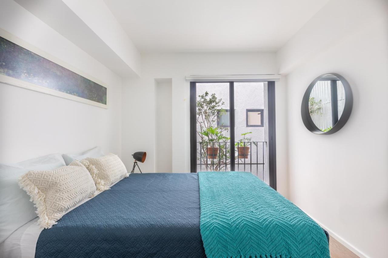 Loft Comodo, Seguro Y Con Estilo, En El Corazon Del Centro Historico Kota Meksiko Bagian luar foto